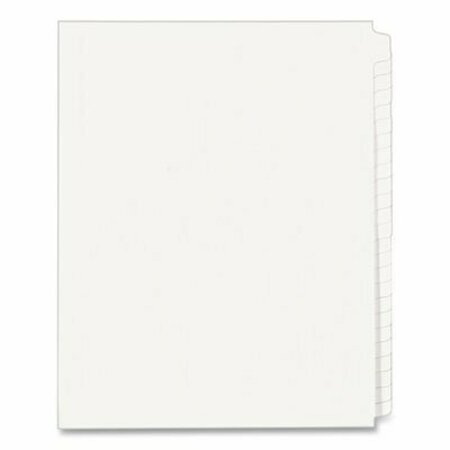 AVERY DENNISON Avery, Blank Tab Legal Exhibit Index Divider Set, 25-Tab, Letter, White, Set Of 25 11959